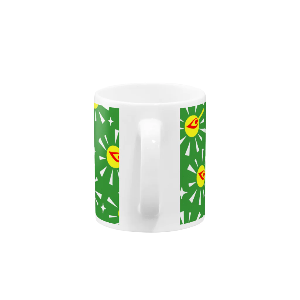 金星灯百貨店のマッチの灯(緑) Mug :handle