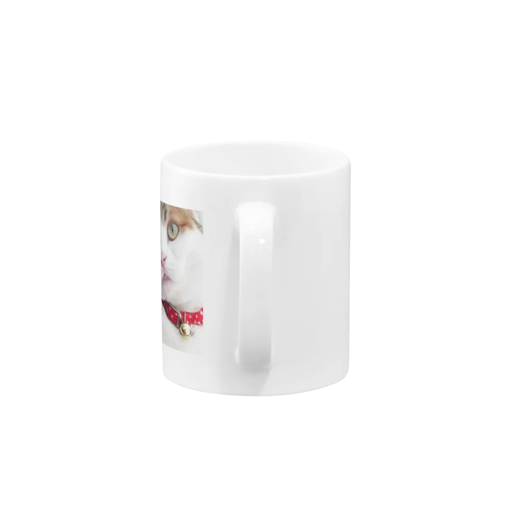 ぽんちゃ ring＠のねこのこたま Mug :handle