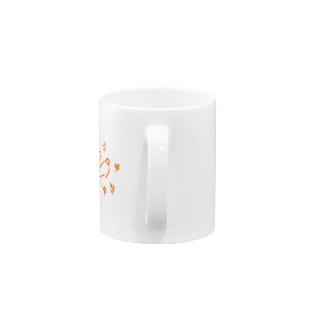 cinammonrollsのウサギのヤンヤン Mug :handle