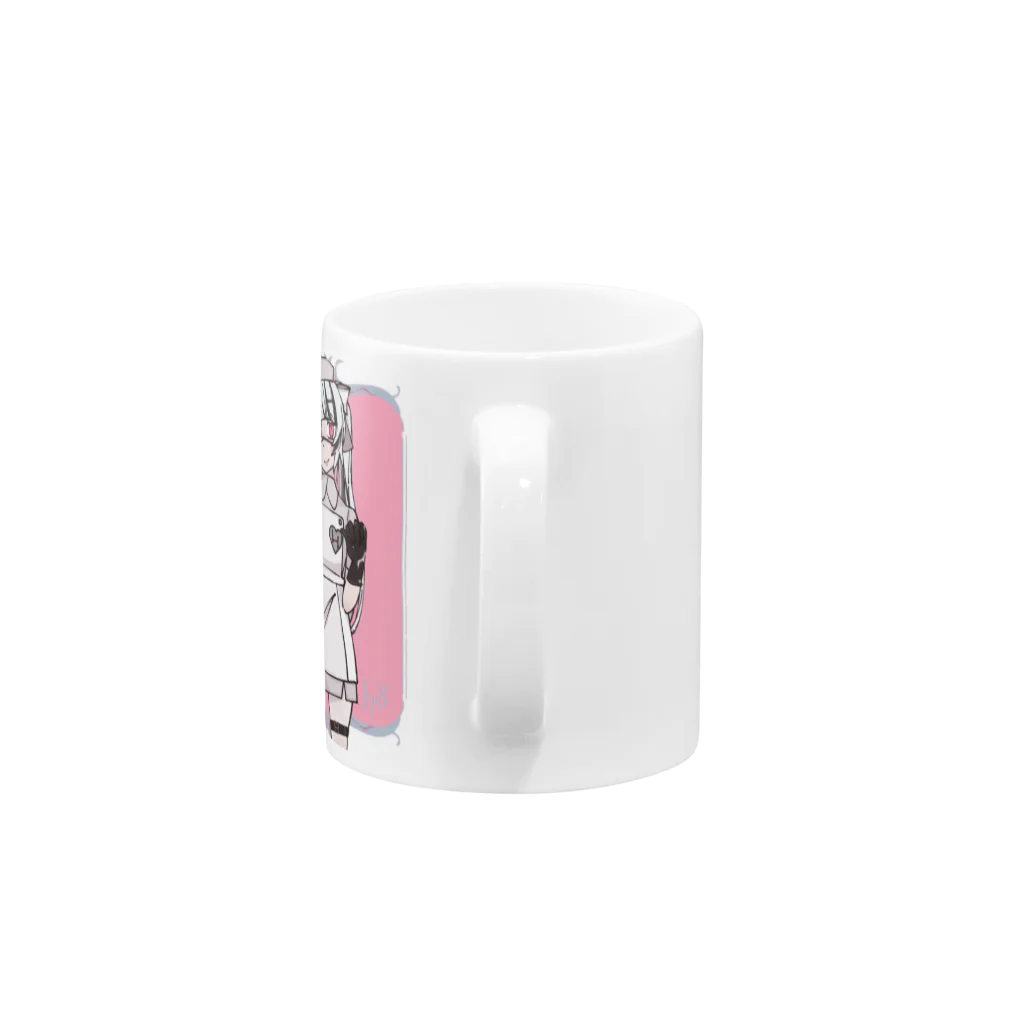 ほこりはたきのナースないとまちゃん Mug :handle