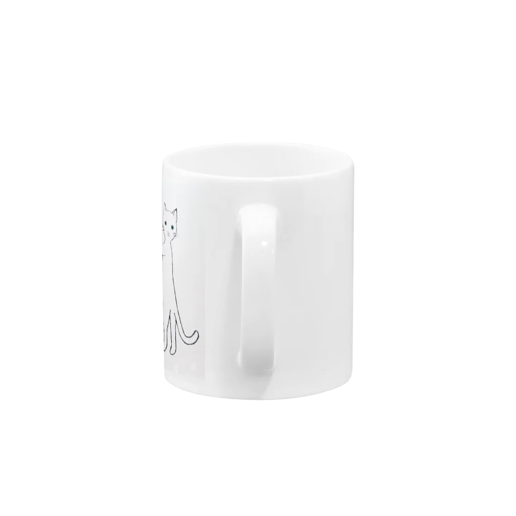 10Snowのあなたに花束を橤ピンク Mug :handle