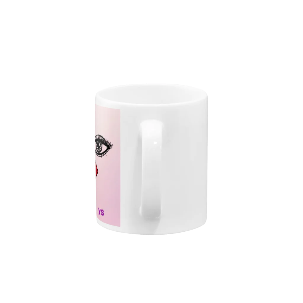lOOK Kiss (ルックキス) のlOOK Kiss Mug :handle