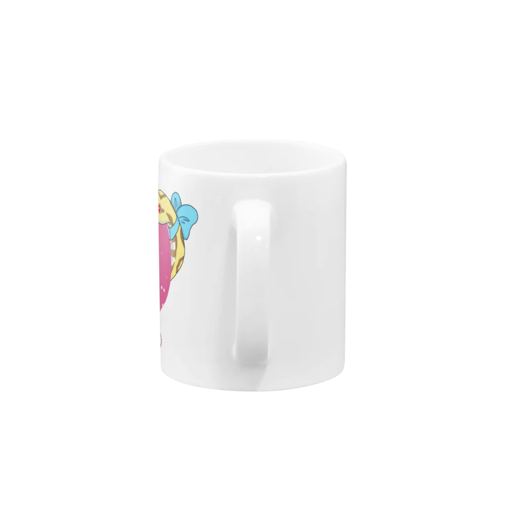 caroのなかよしヘビ Mug :handle