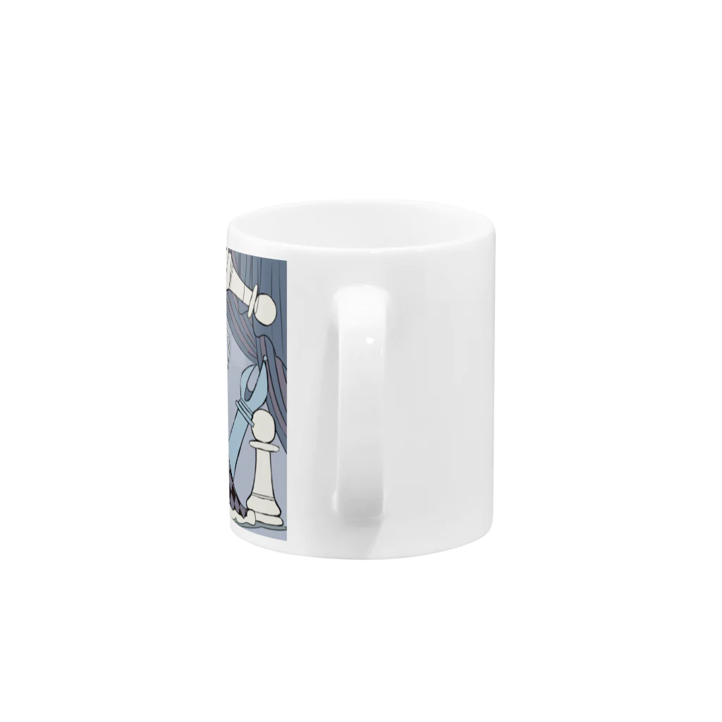 Puchi◆Joshiのチェス Mug :handle