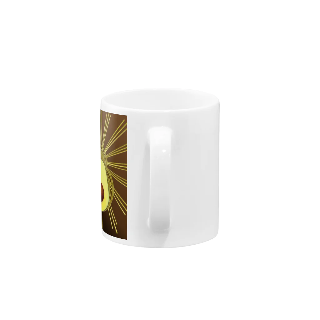 目野正月のアボ仏 Mug :handle