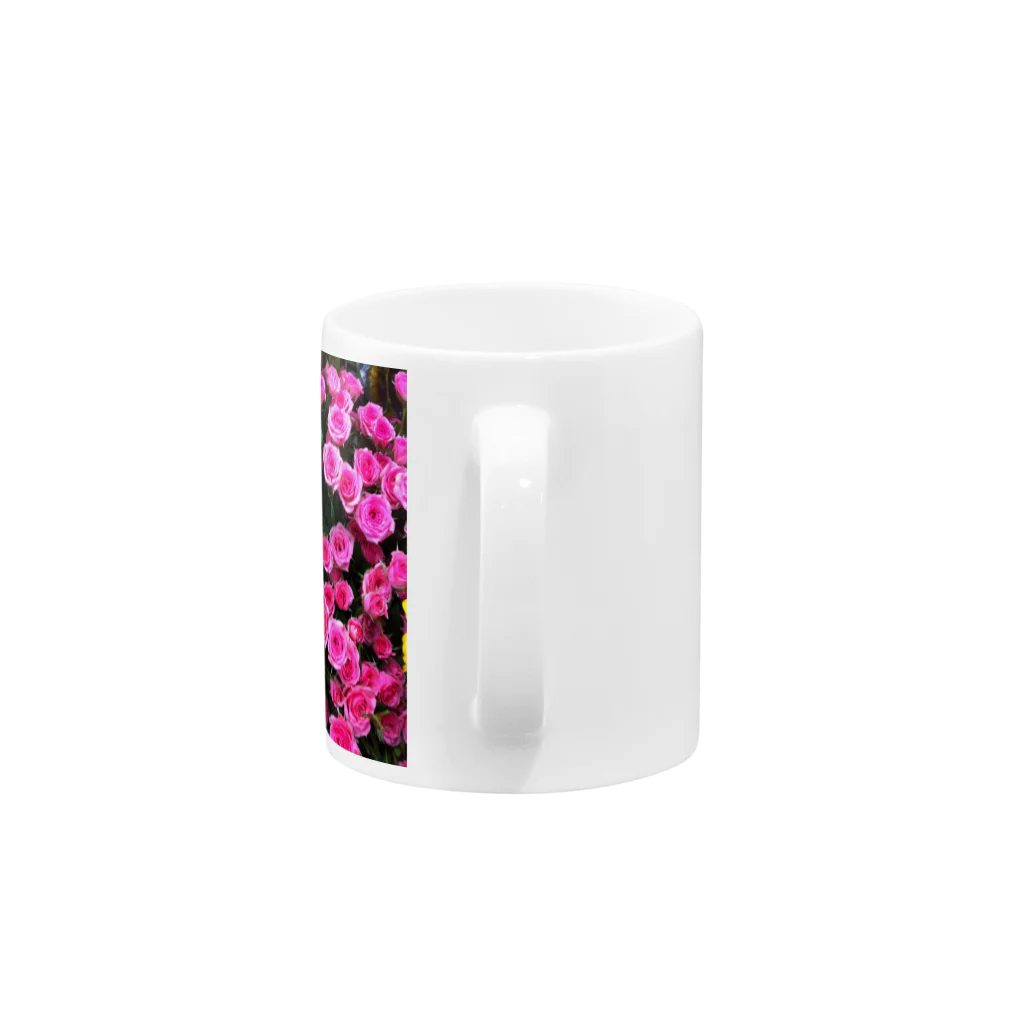 waikikiの風24hのpink rose Mug :handle