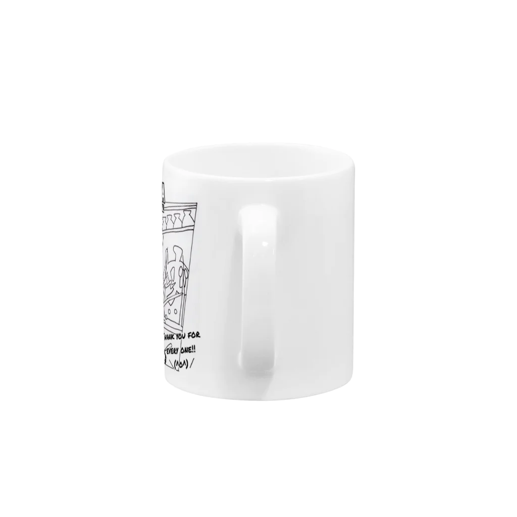 しゃちほこ屋のしゃちほこ屋６周年記念 Mug :handle