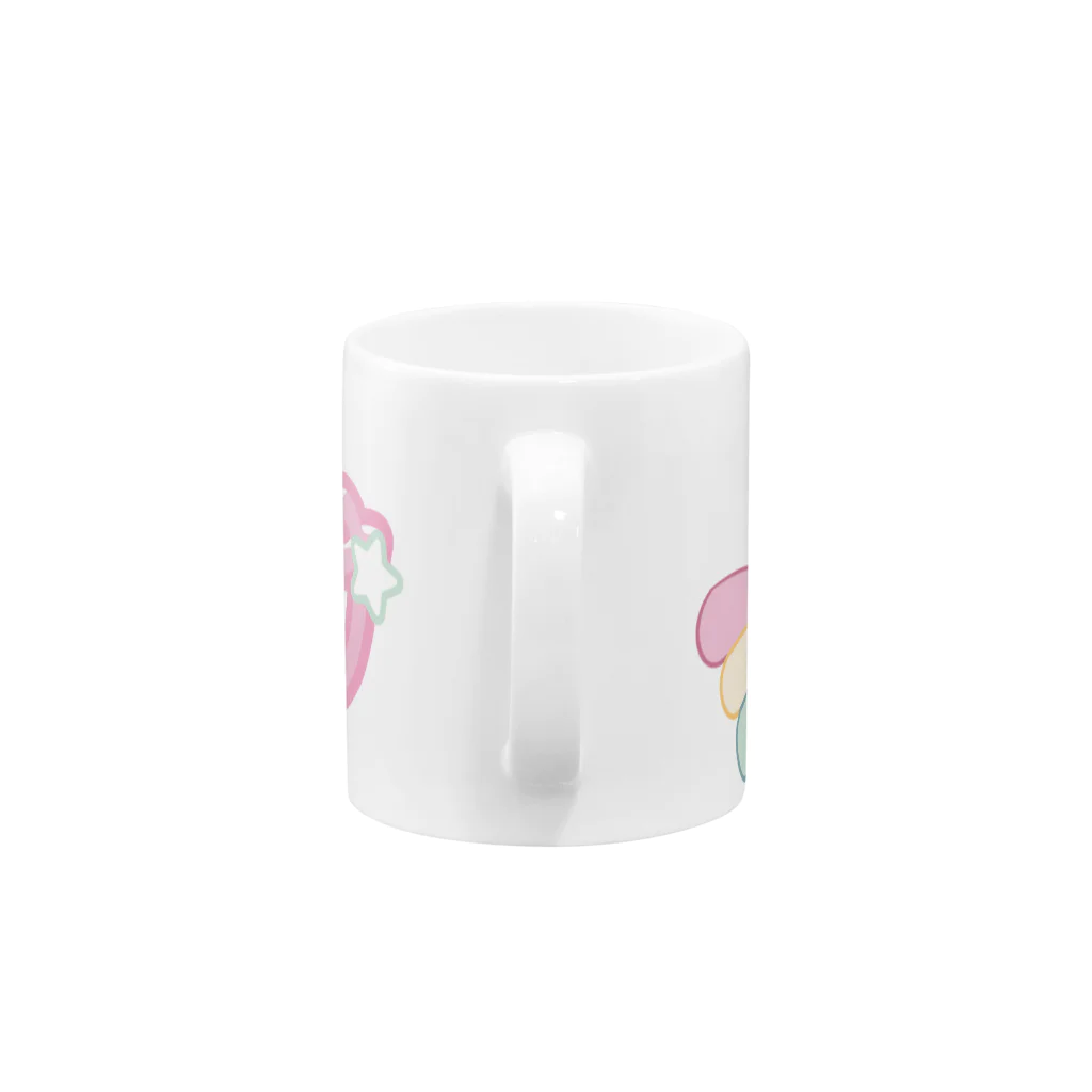 ◎のユニコーン/ロゴ Mug :handle