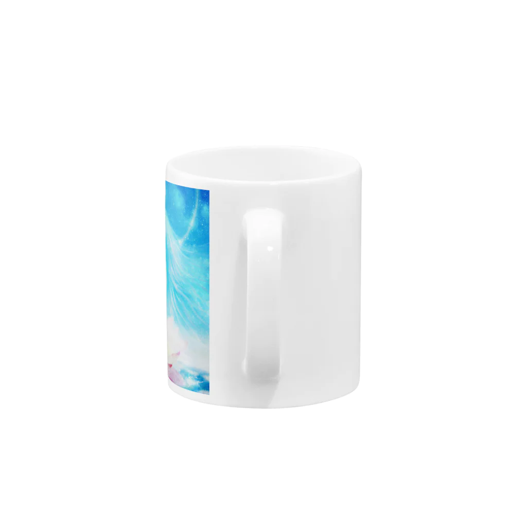 空間ペインター芳賀健太のアマビエの祈り～HANA～ Mug :handle