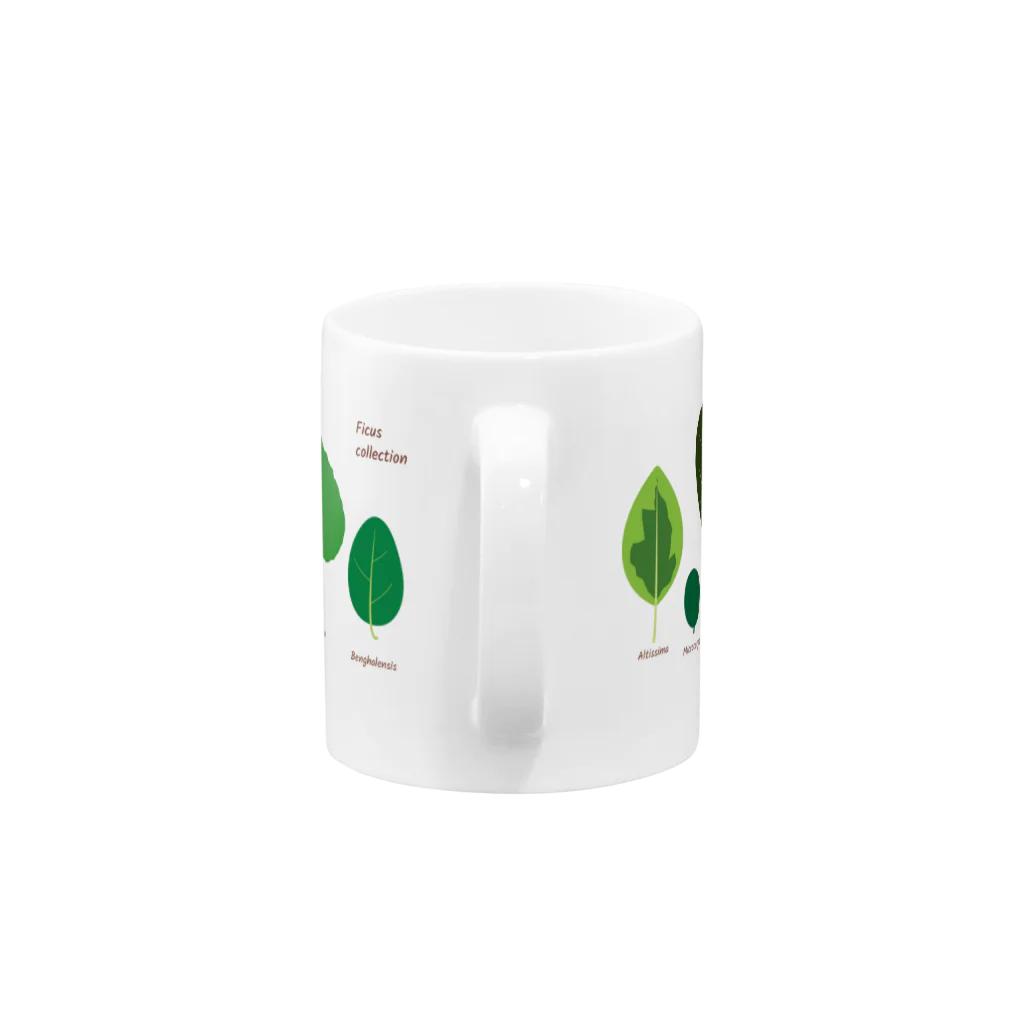 babigon shop on the earth のFicus　collection　perfect　ver. Mug :handle