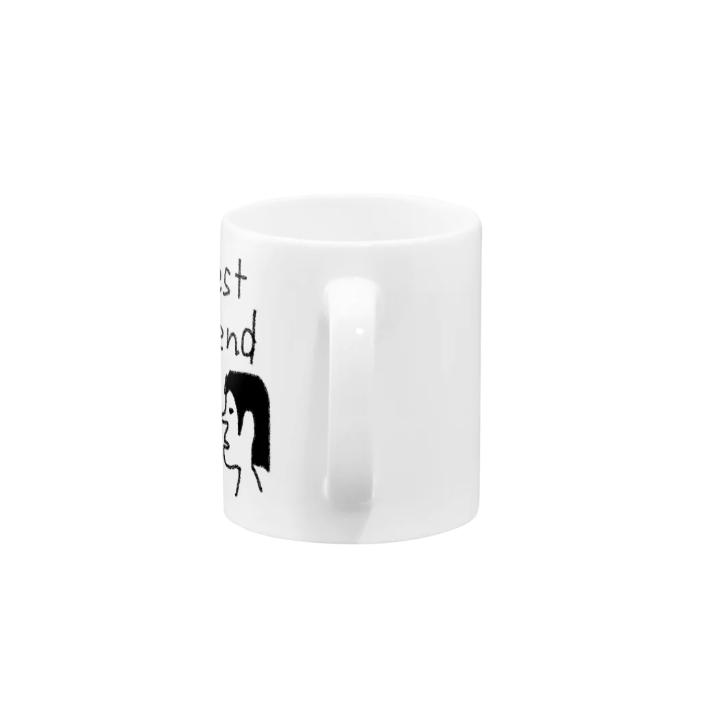 jirokichi’s shopのBest Friend Mug :handle