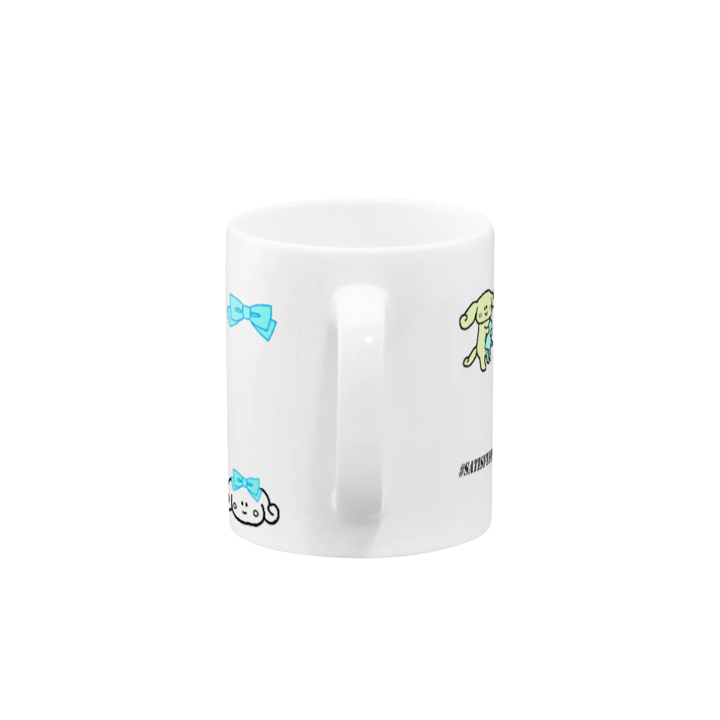  #satisfyingのMIMIQURU ミミキュル Mug :handle