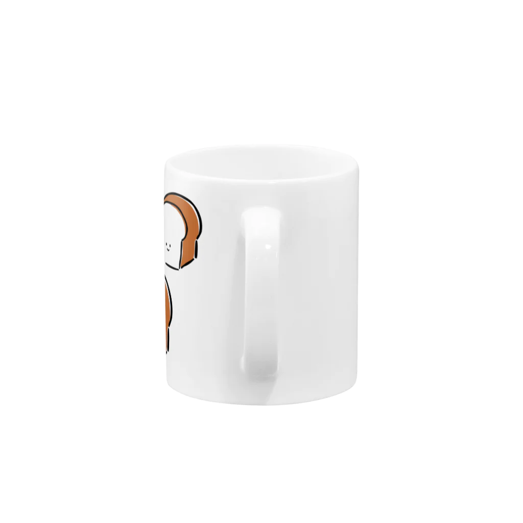 fooooodの食パンくん　その２ Mug :handle