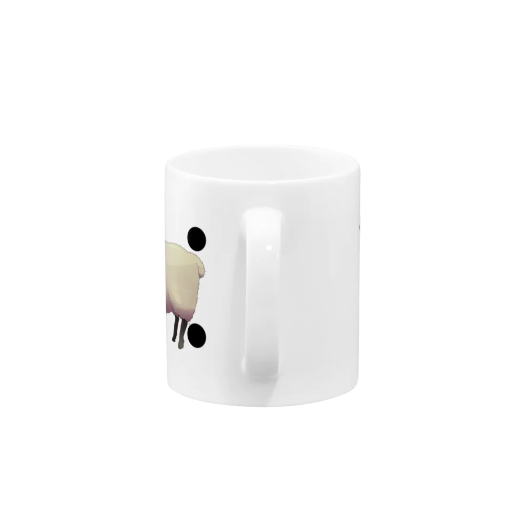 DESIのひつじ（くろ） Mug :handle
