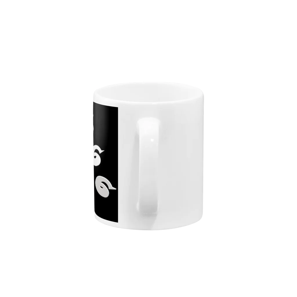 はっぴーのtriple6white Mug :handle