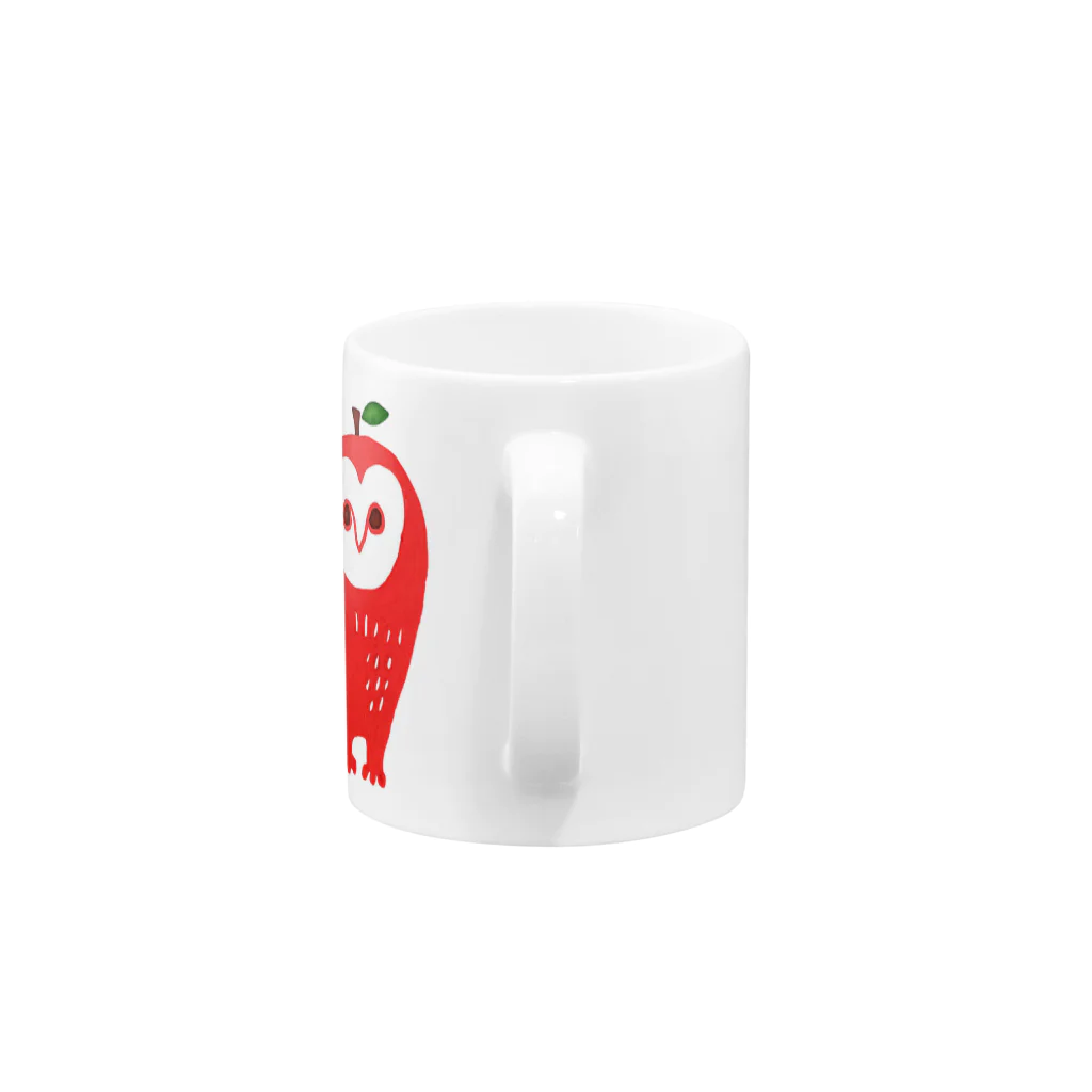 KANKAN ILLUSTRATION FACTORY goods shopのAPPOWLアッポォウル Mug :handle