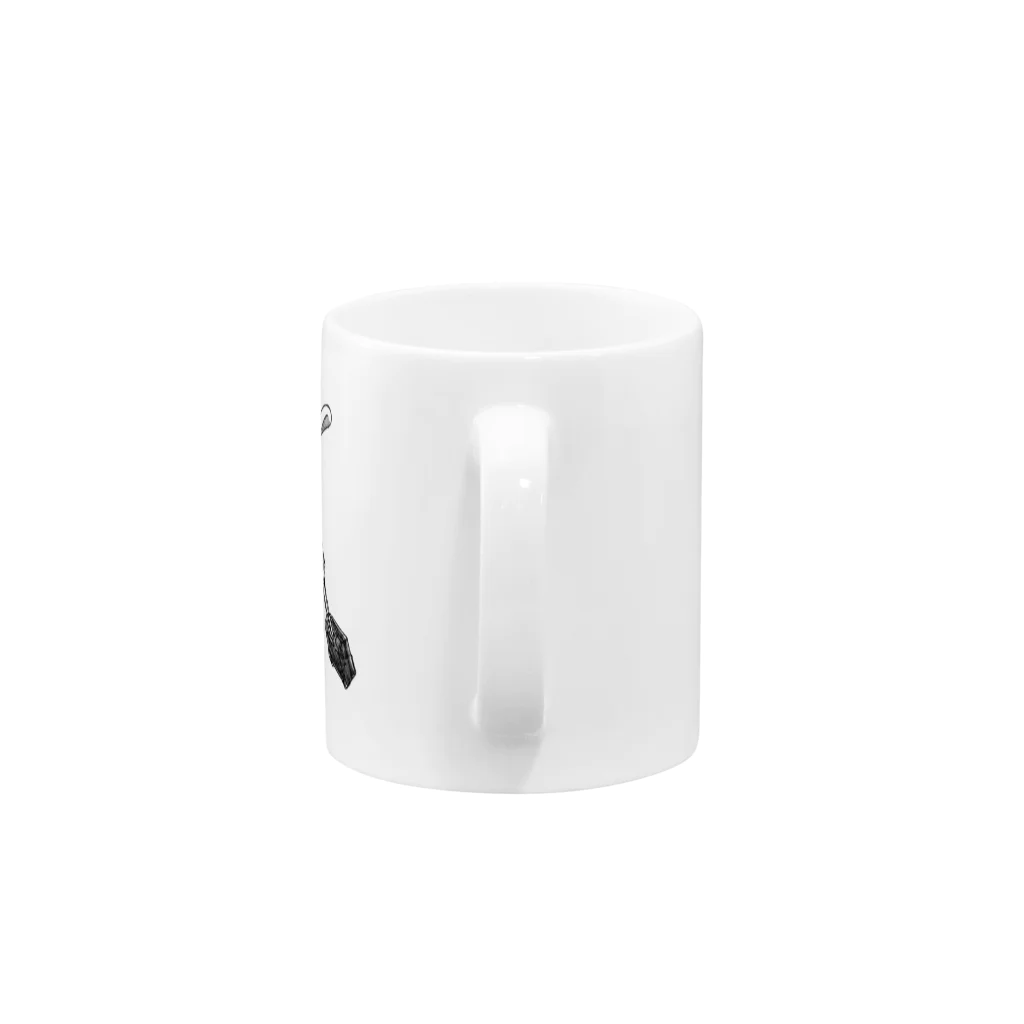 空想画学販売所のCAのウサ子 Mug :handle