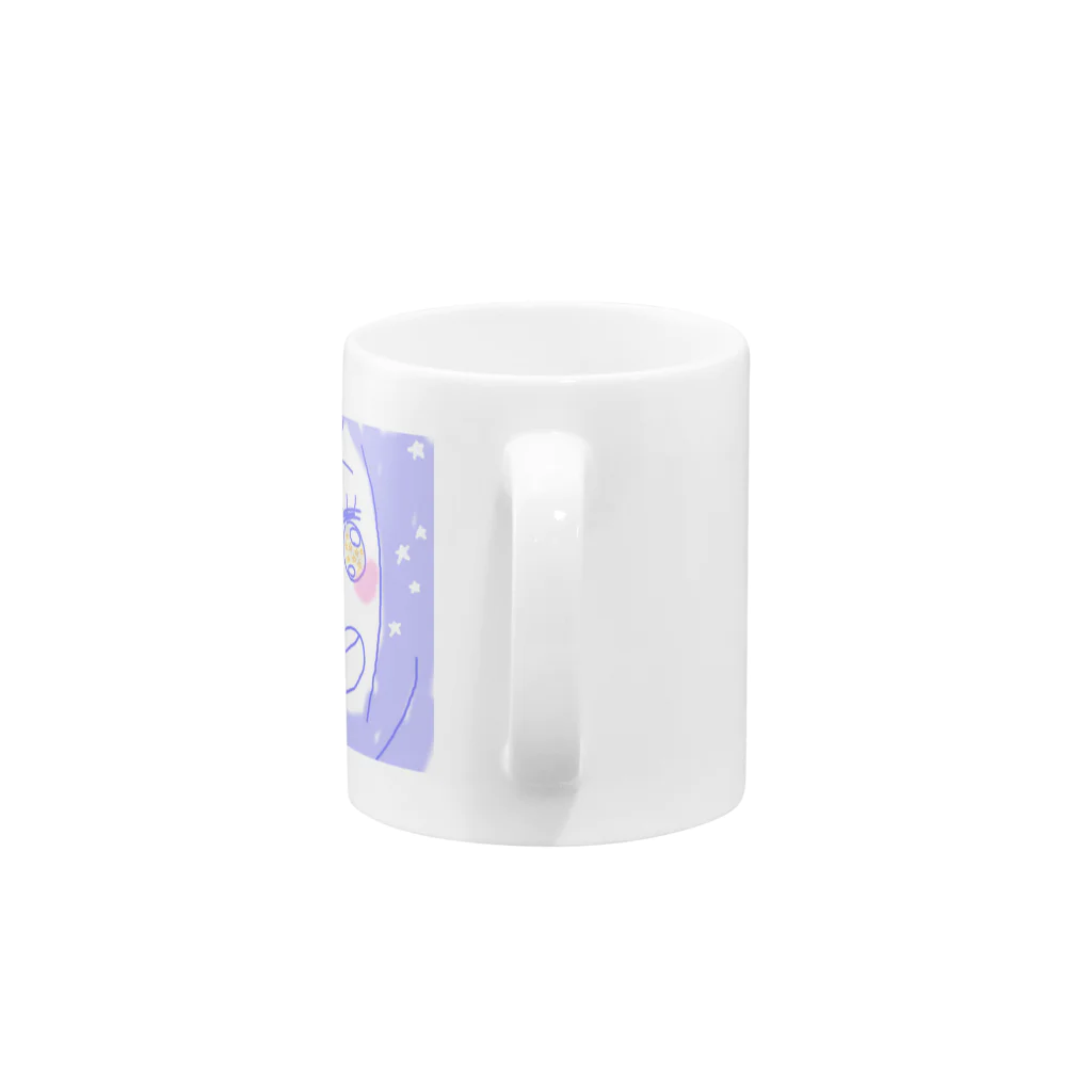 softlyの夜の星 Mug :handle