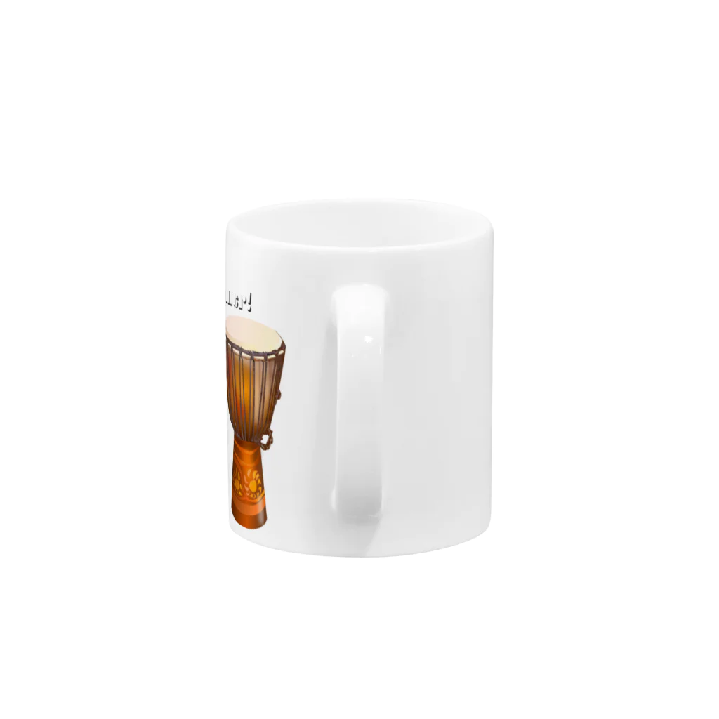 『NG （Niche・Gate）』ニッチゲート-- IN SUZURIのI'm Just The Drummer And You?（JMB） Mug :handle