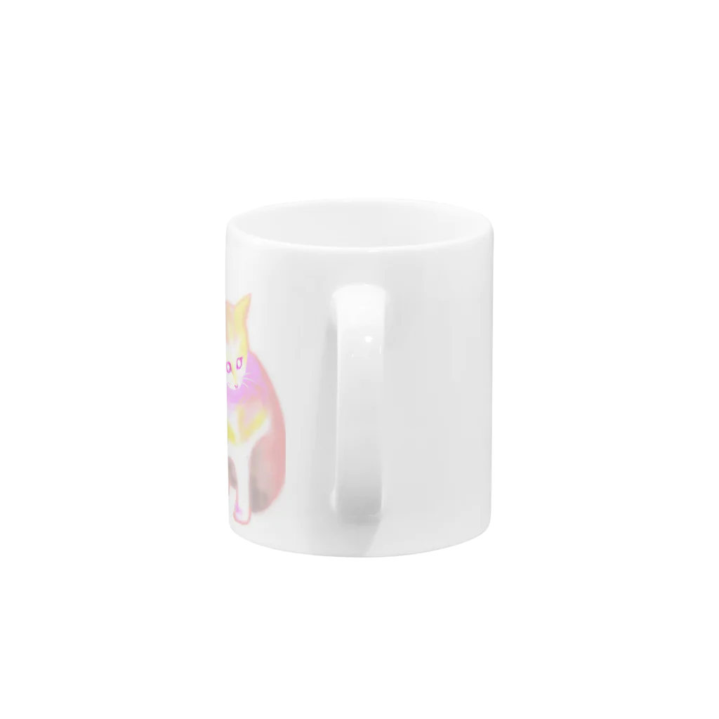 Qsarkのももねこ Mug :handle