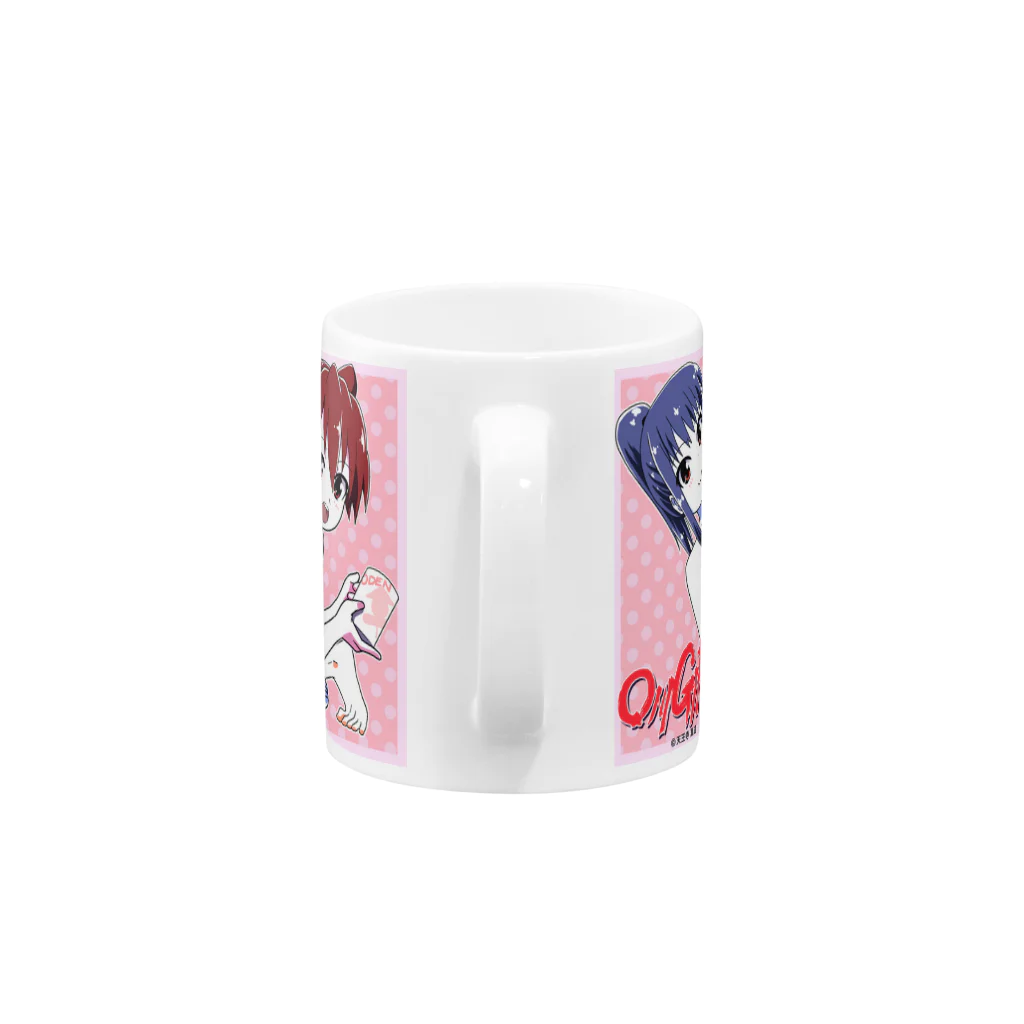 天王寺 真道のONIGIRI　競泳水着マグカップ Mug :handle