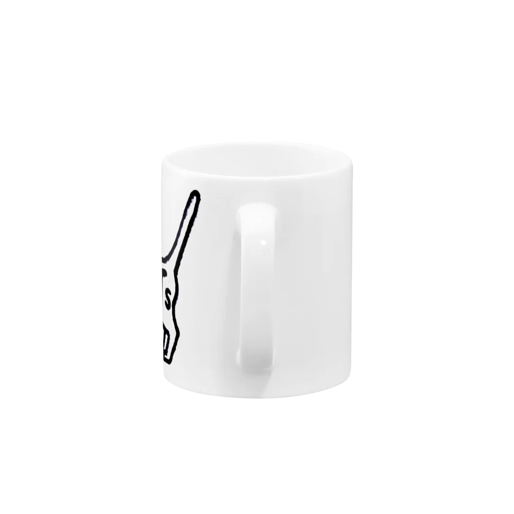 gogocats-shopのGOGOCATS　 Mug :handle