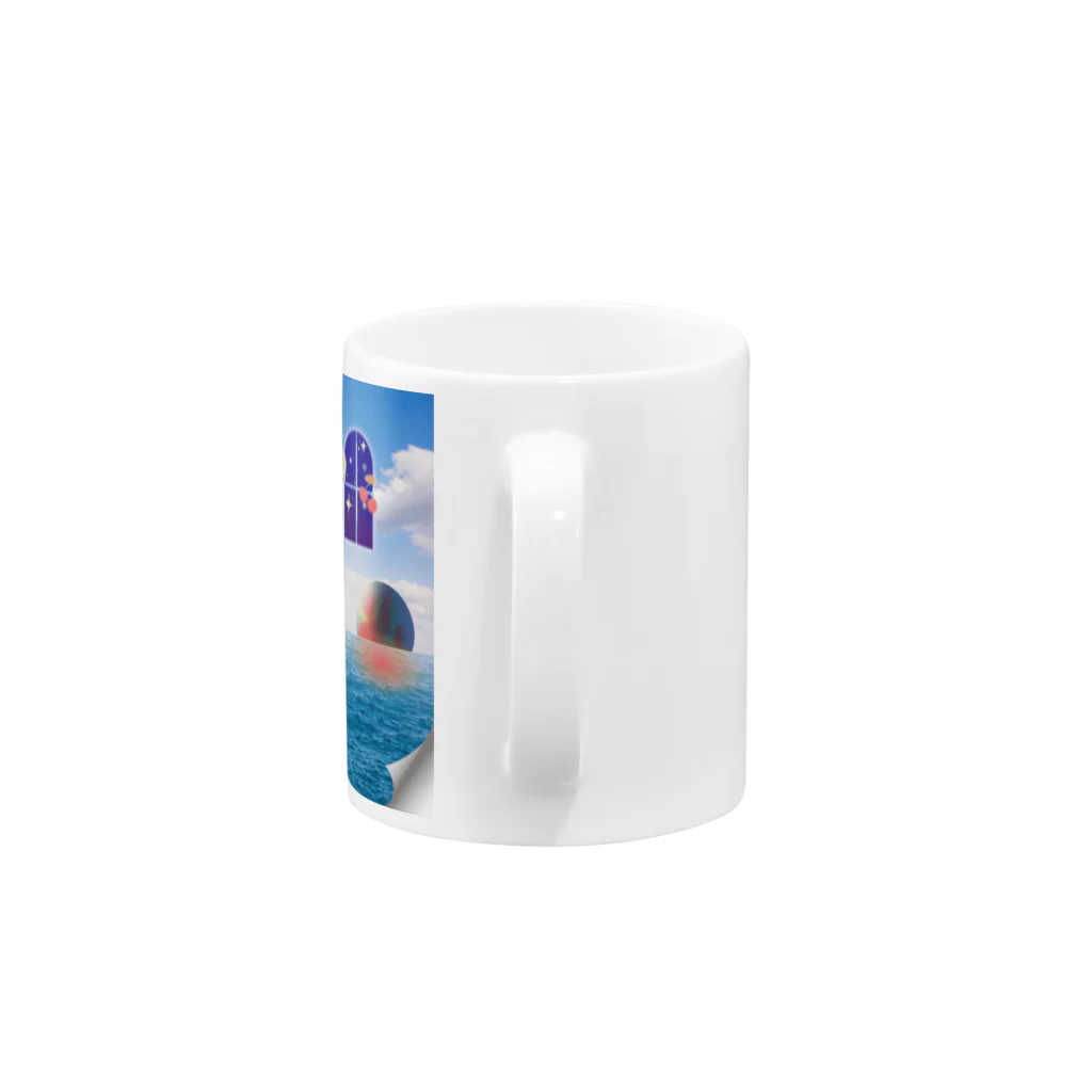 𝙈𝙊𝙈𝙊'𝙨 𝙎𝙝𝙤𝙥のイルカと遊ぼう Mug :handle