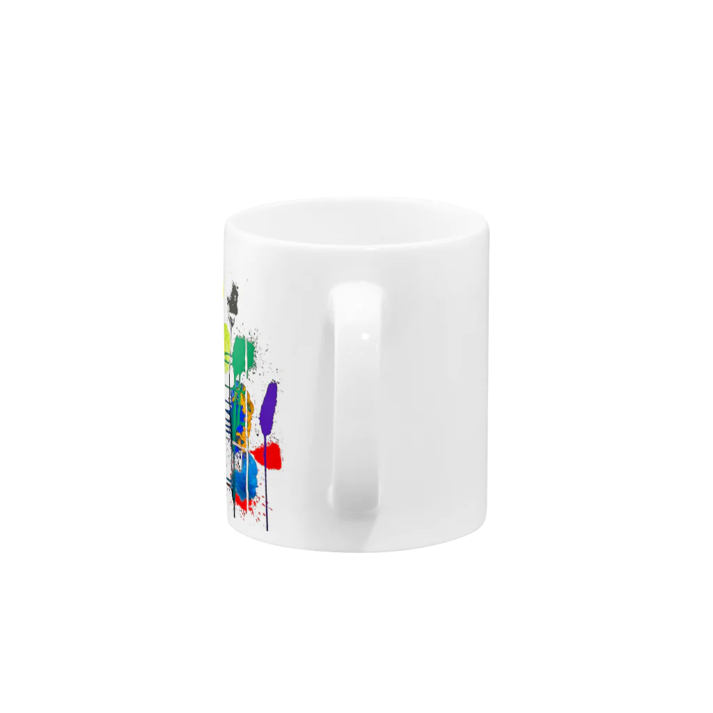 まちマチ　ワークスペース街(マーチ)のtd1 Mug :handle