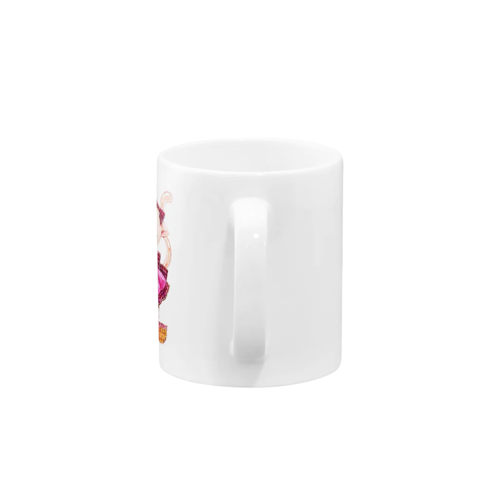 hirokaのcolorfulぶっくふれんず Mug :handle