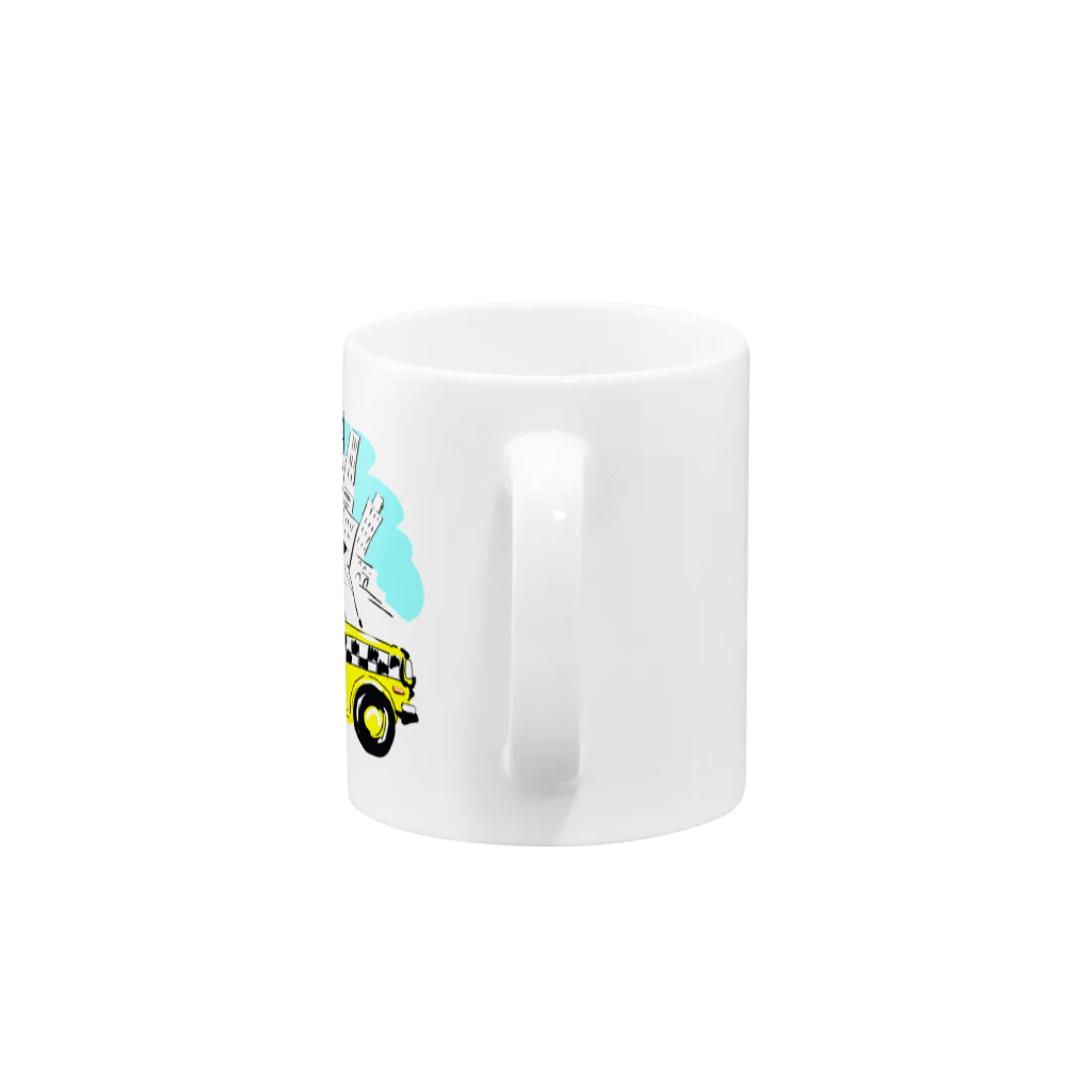 KNS designのニューヨークタクシー Mug :handle