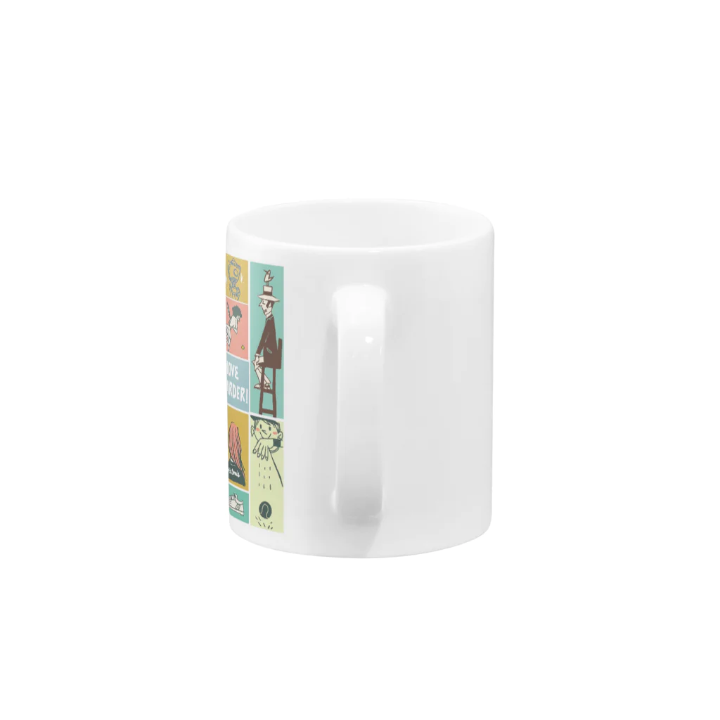 Y's TennisのY's Tennis グラフィックオリジナル Mug :handle