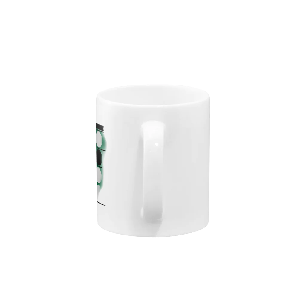 NANN TO NAKU officialの【NANN TO NAKU】わるあがき Mug :handle