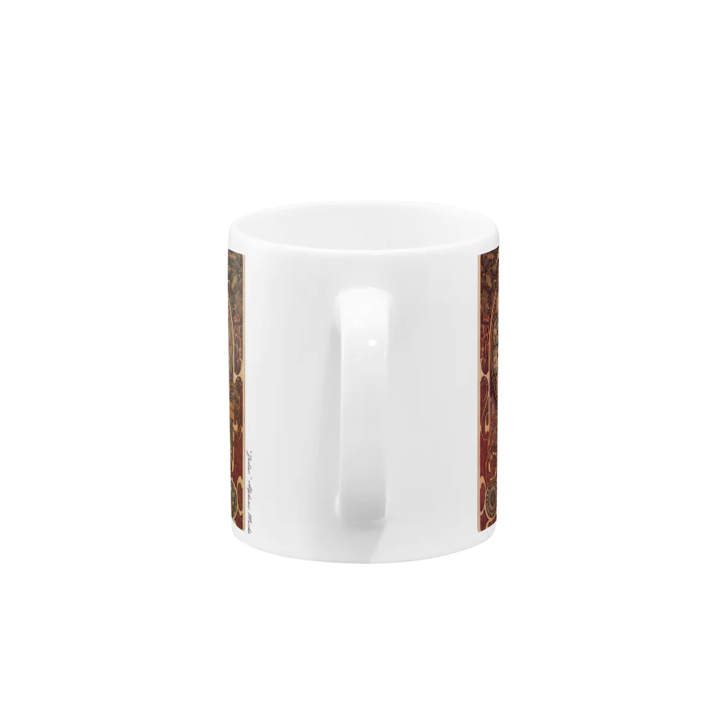 SONOTENI-ARTの014-003　アルフォンス・ミュシャ　『黄道十二宮』　マグカップ Mug :handle