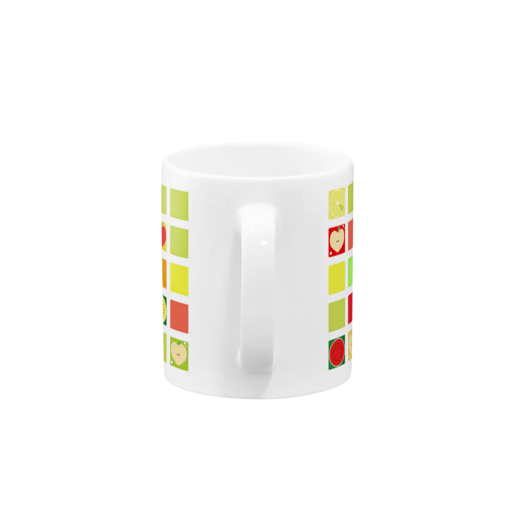 だいたい：うちらのfruits basket Mug :handle