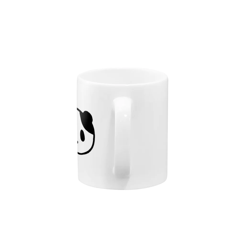 つかだめぐみのキャラクターグッズのパンダのロッティ Mug :handle