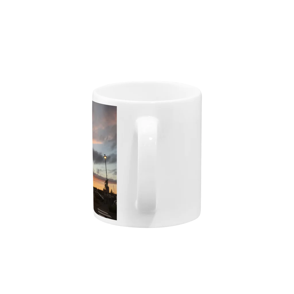 oxivsのスコットランドの夕日 Mug :handle