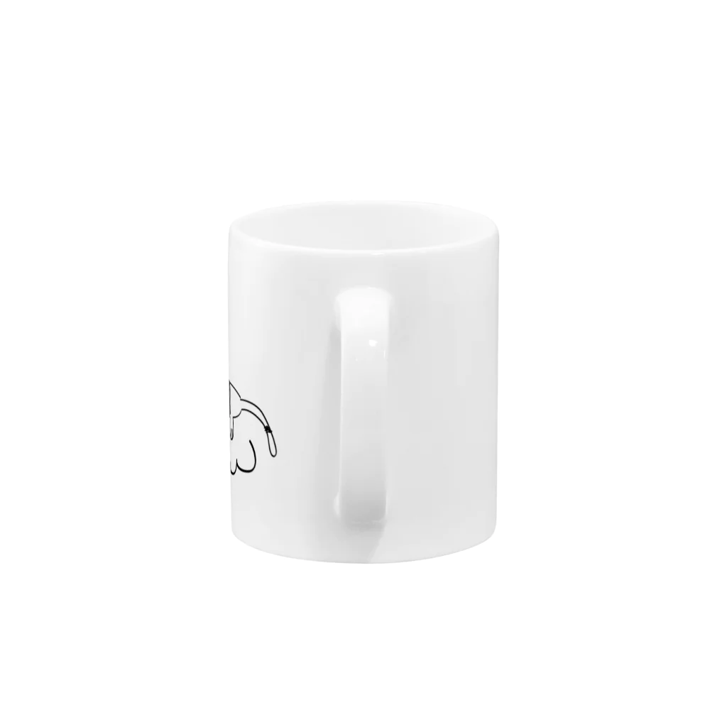 mi gatosのおしゃれねこ Mug :handle