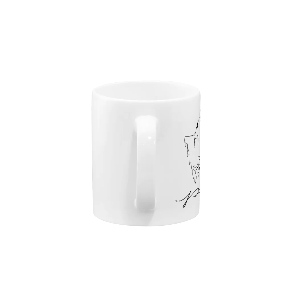 .picaroの『MELT OUT』.picaro(淡色) Mug :handle