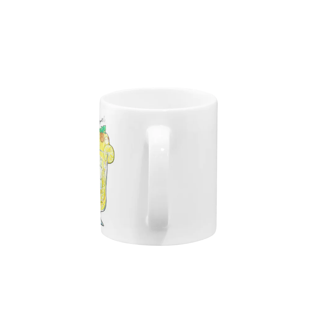 puramuのレモネードめぇめぇ カップ Mug :handle