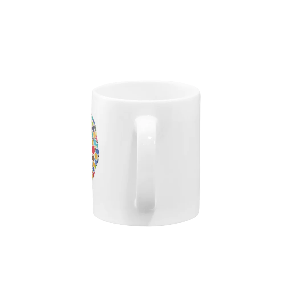 かぽとた倶楽部のかぽとたハートマーク Mug :handle