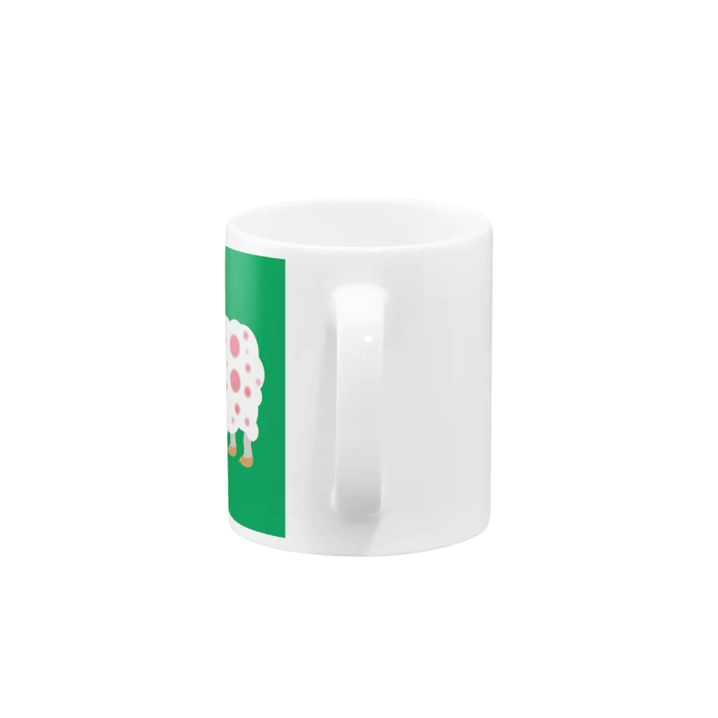 ジルトチッチのデザインボックスのフェミニンなひつじさん Mug :handle