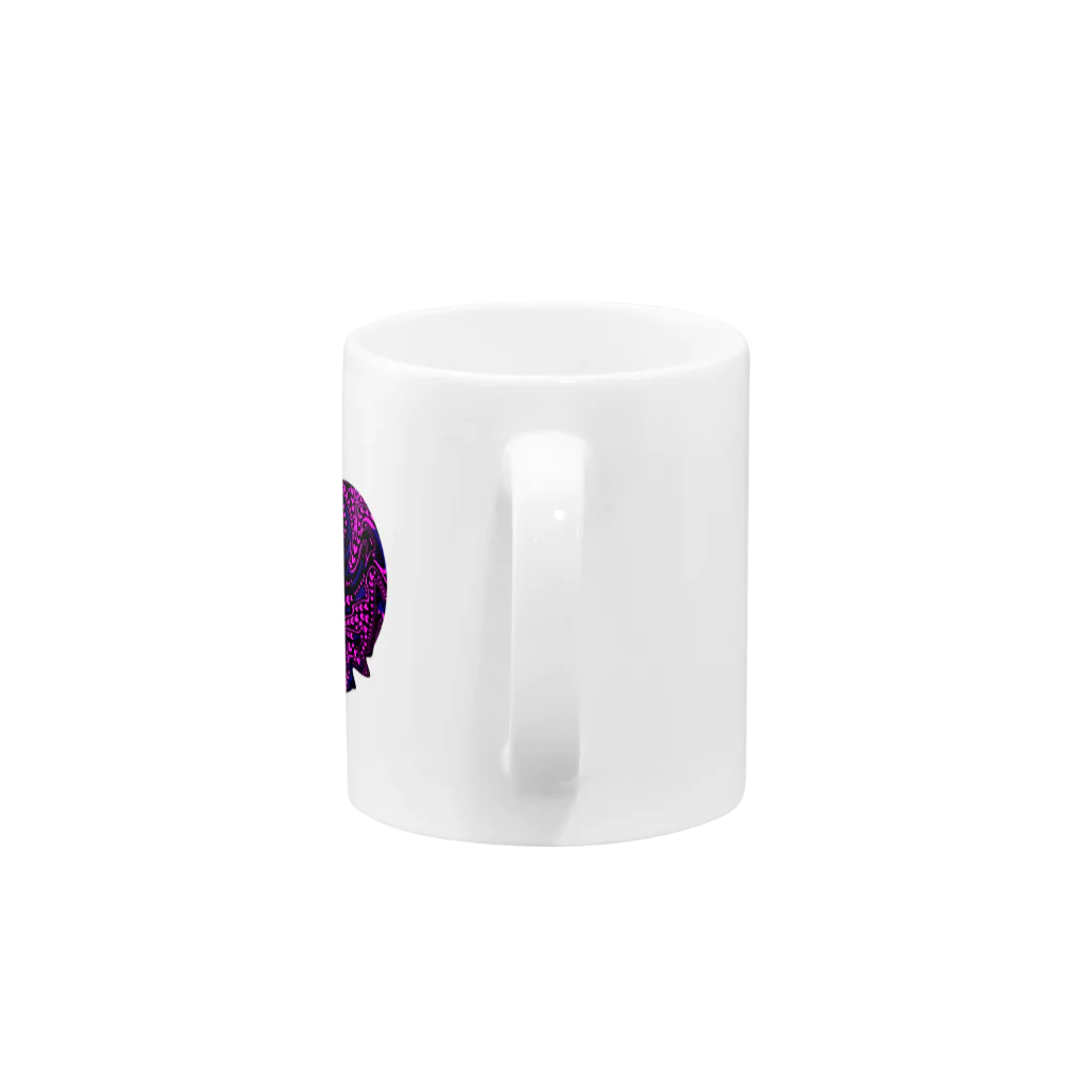 METEORの歪み気味LOVING Mug :handle