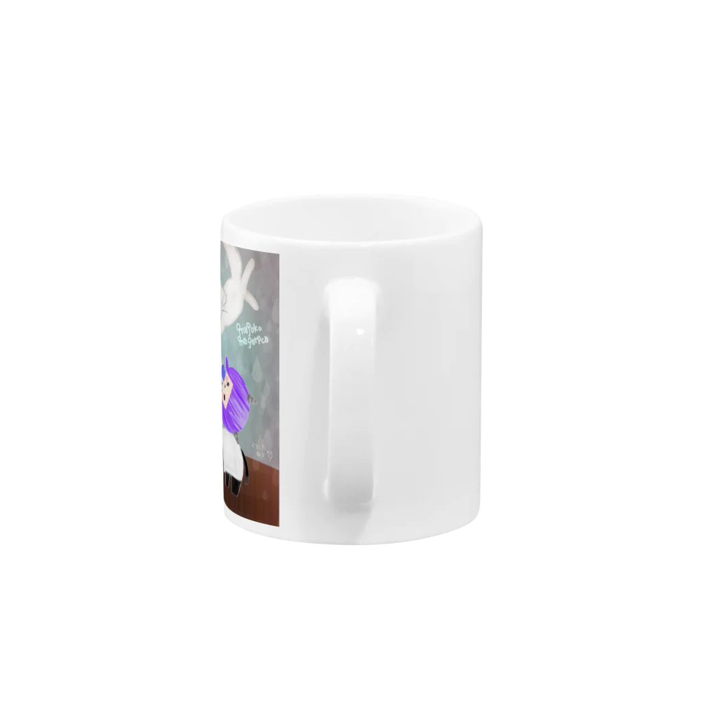 くつしたねこのオラクルカード　つみかさね Mug :handle