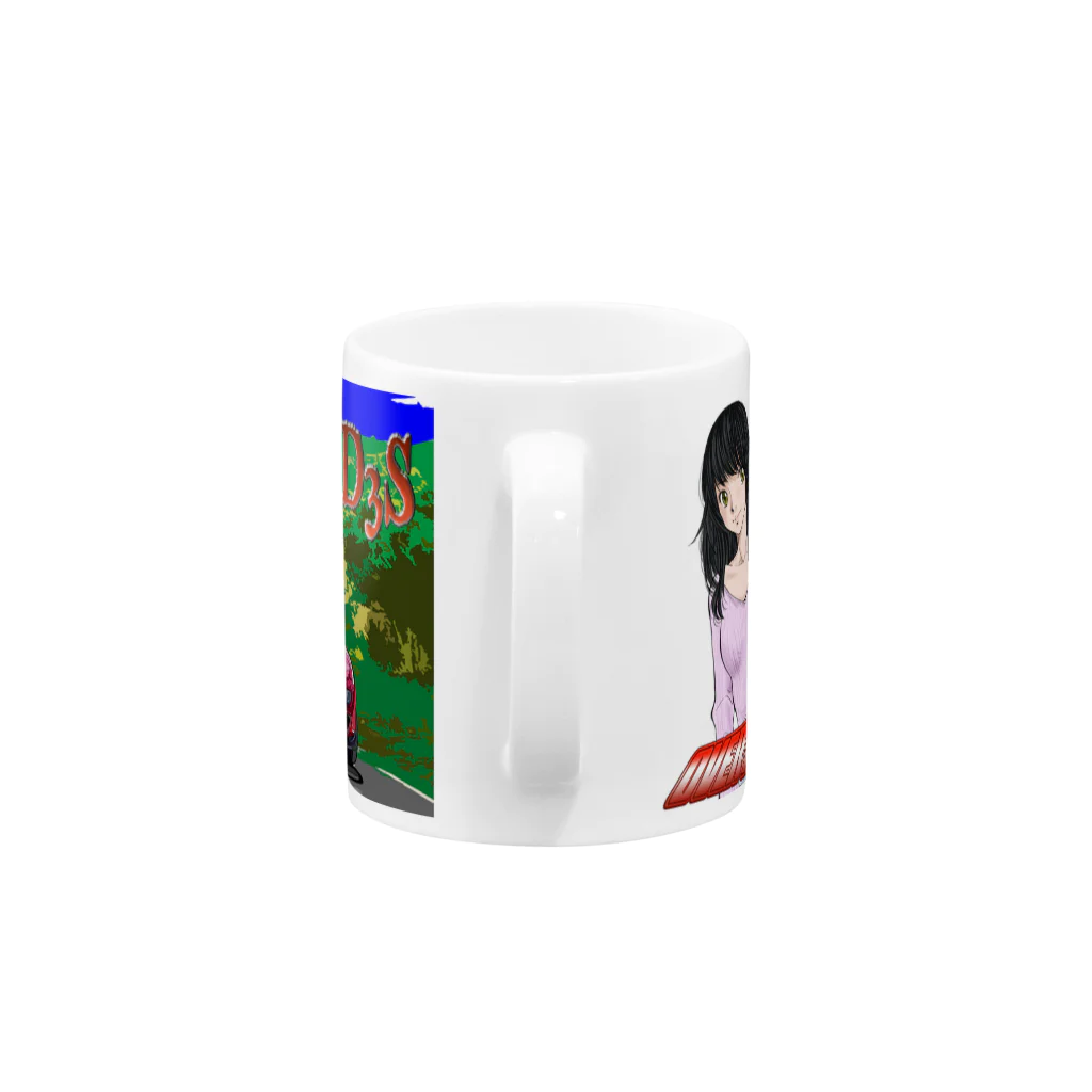 山口かつみのアミ7 Mug :handle