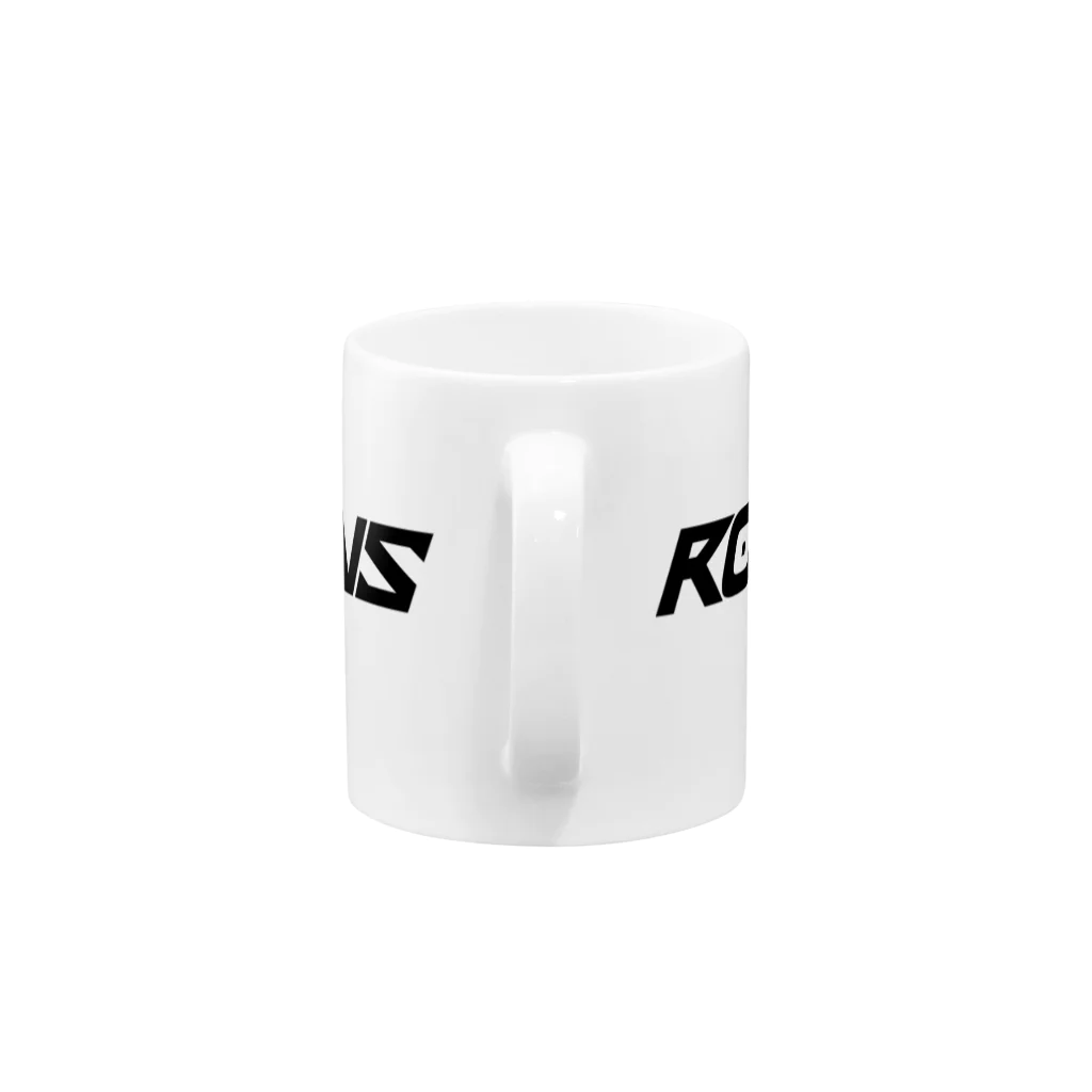 ロックアクションズのROCK ACTIONS logo series 1 Mug :handle