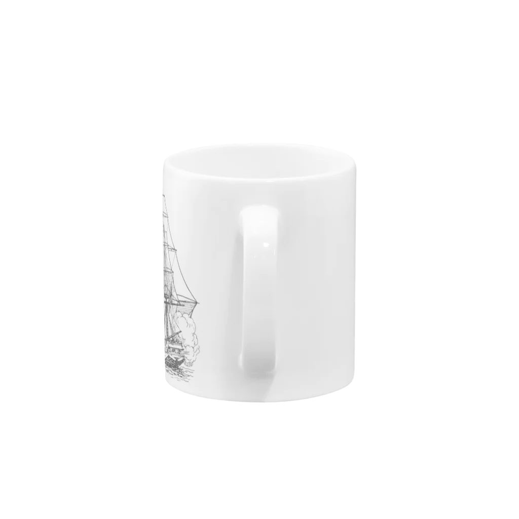 ToFu Creative Studioの帆船 Mug :handle