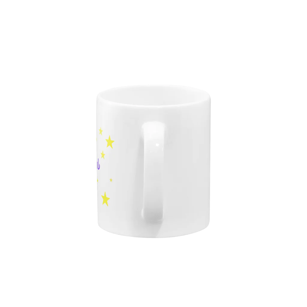 ミルク世紀末チャンネルオリジナルグッズのミルク世紀末チャンネルオリジナルグッズ　キラキラ星編 Mug :handle