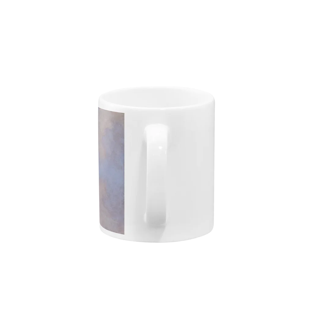 世界美術商店のジヴェルニー近郊のセーヌ川支流(霧) / Branch of the Seine near Giverny (Mist) Mug :handle