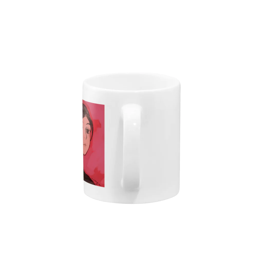 ウナーゴン20億3千万販売所のRed, Black Mug :handle