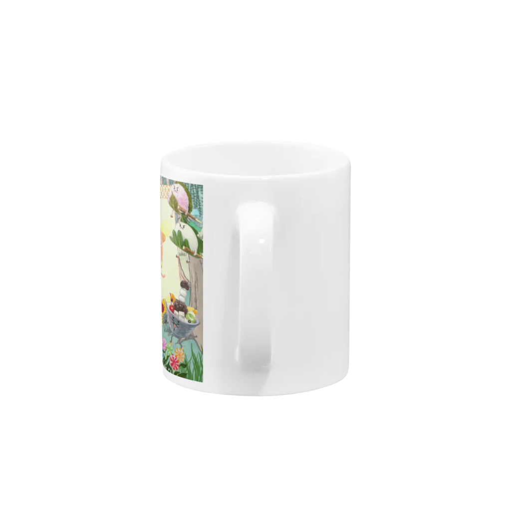 さとうめぐみ絵本グッズのあんみつひめさま Mug :handle